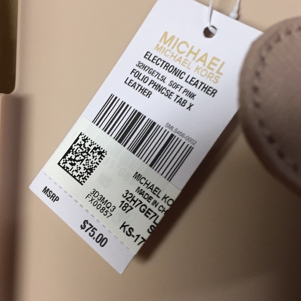 NWT iPhone X Michael Kors Folio Phone Case - Picture 4 of 8